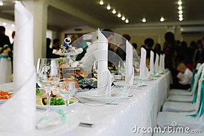Buffet table, meal Stock Photo