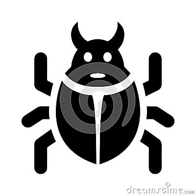 Bug, fixing, repair, reparation, weak side, lapsus icon Stock Photo