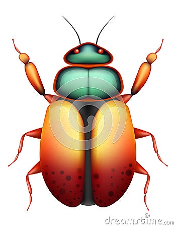 bug insects wildlife animals vector illustration Vector Illustration