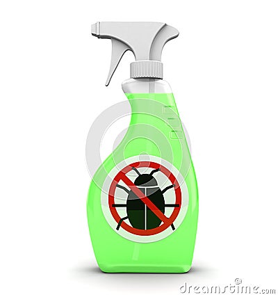 bug spray Cartoon Illustration