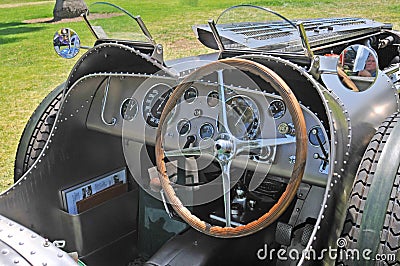 Bugatti Type 57 Cockpit Editorial Stock Photo