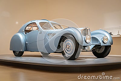 1936 Bugatti Type 57SC Atlantic Editorial Stock Photo