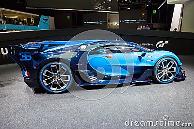 Bugatti Vision Gran Turismo Editorial Stock Photo
