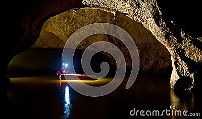 Buhui Cave Stock Photo