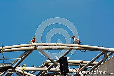 build infrastructure Editorial Stock Photo