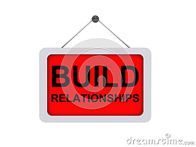 Build relationships Stock Photo