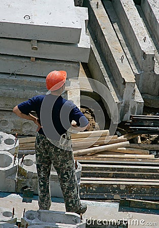 Builder Stock Photo