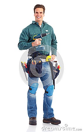 Builder worker Stock Photo