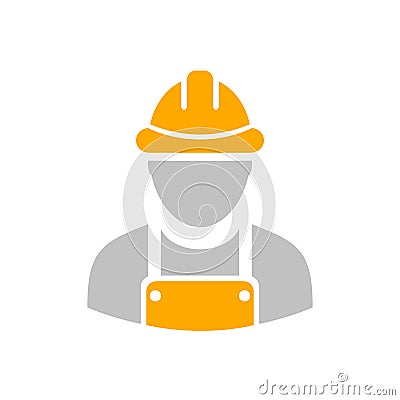 Builder workman icon Vector Illustration