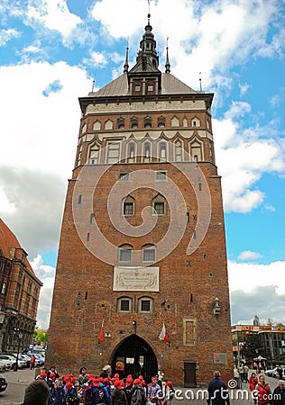 Building amber museum in Gdansk. Editorial Stock Photo