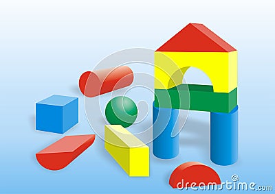 Building block Vector Illustration