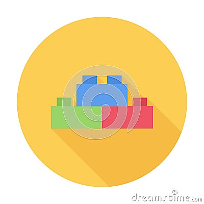 Building block icon Vector Illustration