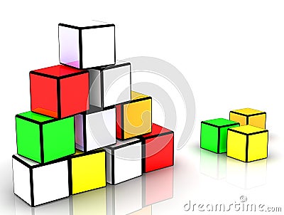 Building blocks Stock Photo