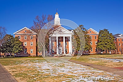 Building on the campus of a historically black uni Stock Photo