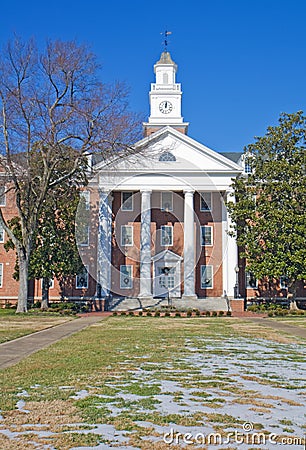 Building on the campus of a historically black uni Stock Photo