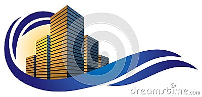 Building city logo Vector Illustration