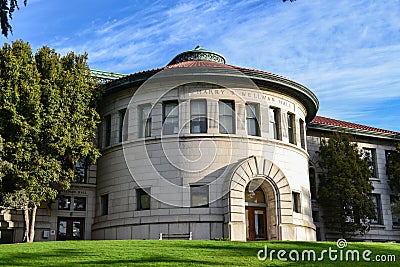 Building on College Campus Editorial Stock Photo