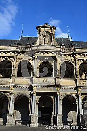 Building of Cologne City Hall Kolner Rathaus, Germany Stock Photo