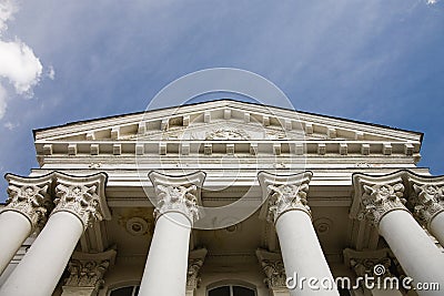 Building Columns Stock Photo