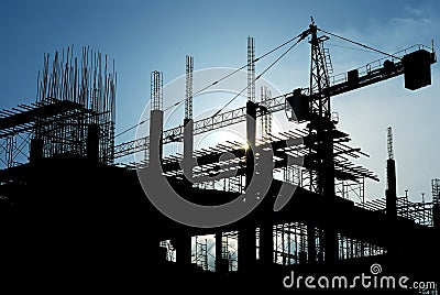 Building construction Stock Photo