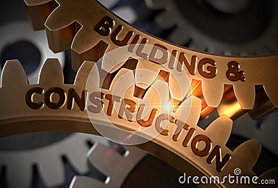 Building And Construction. 3D. Stock Photo