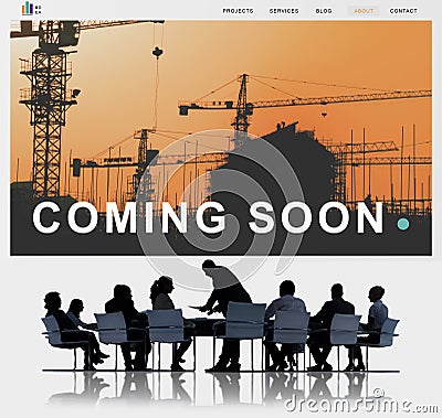 Building Construction Engineering Renovate Site Concept Stock Photo