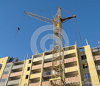 Building crane - 6 Stock Photo