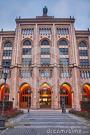 Building of the district government of Upper Bavaria Stock Photo