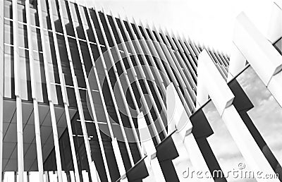 Building of EDP Headquarters by Aires Mateus in Lisbon in Portugal Editorial Stock Photo