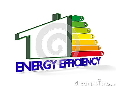 Building and Energy chart Stock Photo