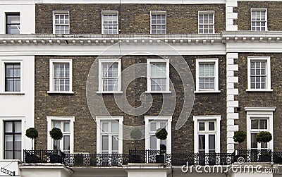 Building facade in London Stock Photo