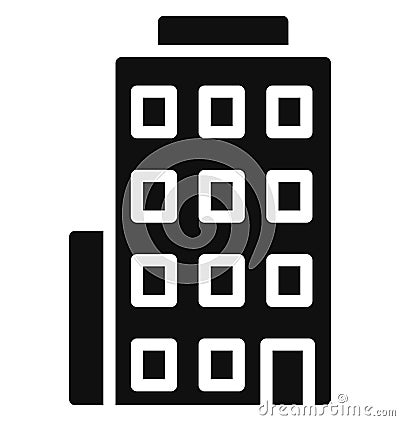 Building, flats Isolated Vector Icon that can be easily modified or edited Vector Illustration