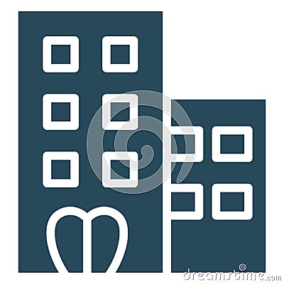 Building, Flats Isolated Vector Icon which can be easily modified or edited Stock Photo