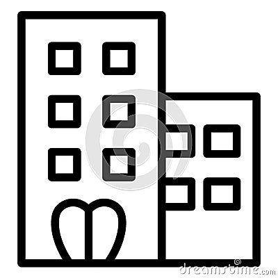 Building, Flats Isolated Vector Icon which can be easily modified or edited Vector Illustration