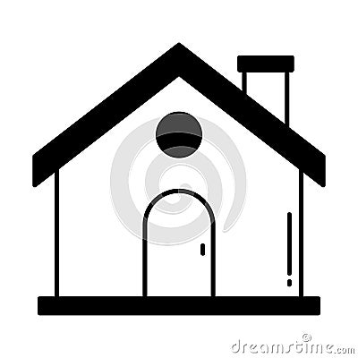 Building Half Glyph Style vector icon which can easily modify or edit Vector Illustration