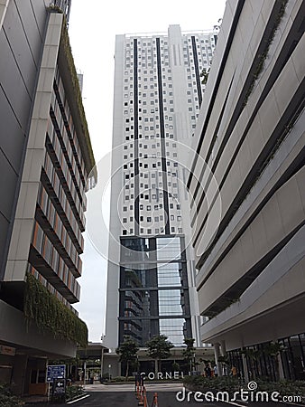 Building hallway, taken in Surabaya, Indonesia Editorial Stock Photo