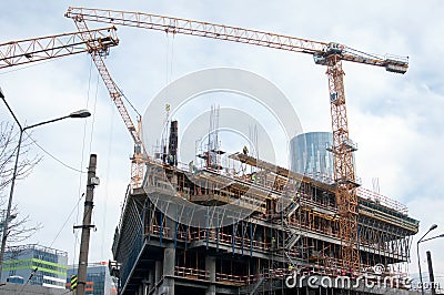 Building high Editorial Stock Photo