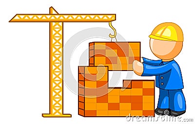 Building a house Stock Photo