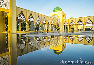 Building of Hubbul Wathan Mosque, Islamic Centre of West Nusa Tenggara, Lombok, Indonesia. Stock Photo