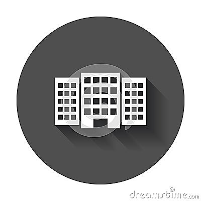 Building icon. Business vector illustration Vector Illustration