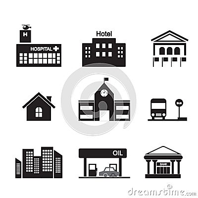 Building icon Vector Illustration