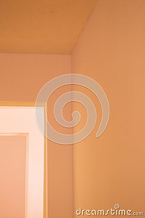 building inside corridor doors vintage lines light Stock Photo