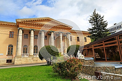 Building of the Institute of Balneology in Pyatigorsk, Russia Editorial Stock Photo