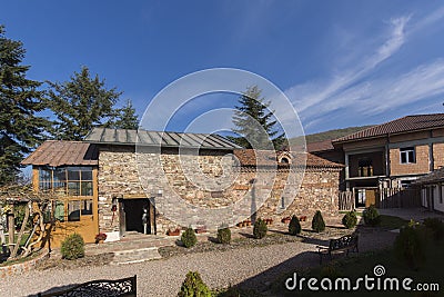 Building in Kremikovtsi Monastery of Saint George, Sofia City Region, Bulga Editorial Stock Photo