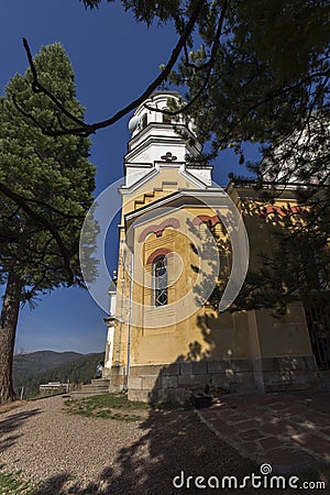 Building in Kremikovtsi Monastery of Saint George, Sofia City Region, Bulga Editorial Stock Photo