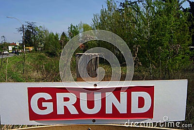 building land for sale to build buildings Editorial Stock Photo