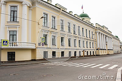 The building of the Leningrad Regional Court. Editorial Stock Photo