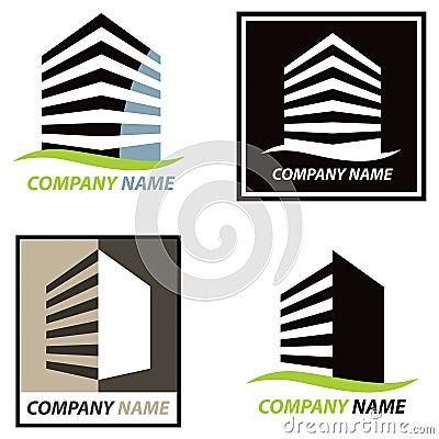 Building Logo Vector Illustration