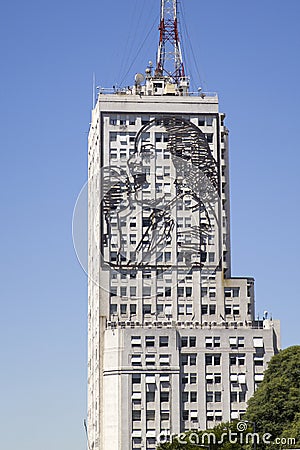 Building of the Ministry of Health of Argentina in Buenos Aires Editorial Stock Photo