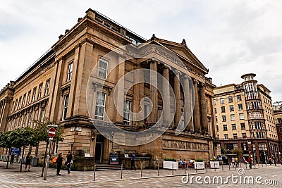 Building of National Youth Theatre of Scotland also known as Scottish Youth Theatre on Wilson and Hutchenson Street in Glasgow Editorial Stock Photo